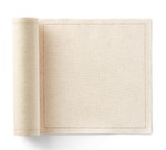 Rouleau de 25 serviettes predecoupees 20 x 20 cm ecru Coton recycle