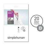 Paquet de 20 sacs poubelle 20L (modele D)