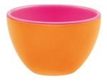 Saladier 20 cm orange/fuchsia