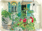 Plateau acrylique, petit modele PARIS A GIVERNY