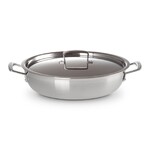 Sauteuse Provencale 30 cm Inox Class. Antiadherent avec couvercle