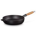 Sauteuse Signature 28 cm Noir Mat manche Bois