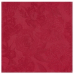 Serviette de table Le Jacquard Francais 41x41 cm Pivoine Griotte - 100% coton