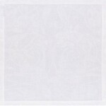 Serviette de table Le Jacquard Francais 50x50 Tivoli Blanche 100% lin