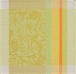 Serviette de table Le Jacquard Francais 58x58 Provence Citron Vert 100% coton