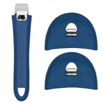 Set compose dune poignee et de deux anses Mutine 02 amovible coloris bleu
