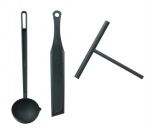 Set 3 ustensiles a crepes (louche / spatule / rateau)