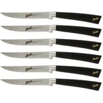 Set 6 Couteaux a Steak Elegance Noir 11 Cm