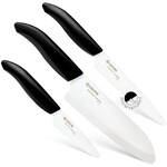 Set chef 3 couteaux grand santoku 16 cm, micro-dentures 12,5 cm et office 7,5 cm