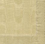 Set de 20 serviettes papier grand modele Dinner 40 cm  40 cm Moiree Gold