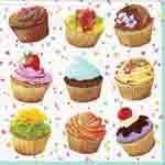 Set de 20 serviettes en papier moyen modele Lunch  33 cm X 33 cm Avignon