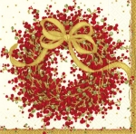Set de 20 serviettes en papier moyen modele Lunch  33 cm X 33 cm Pepperberry