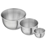 Set de 3 bols sans couvercle ZWILLING FRESH & SAVE, S/M/L, Acier inoxydable