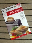 Set de 3 sachets 'Toast a bag' croque Monsieur pour une cuisson parfaite et prop