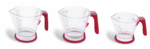 Set de 3 verres mesureurs
