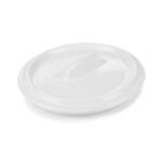 Set de 4 bc couvercle cocotte ovale 25cl blanc