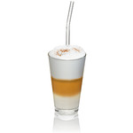 Set de 4 pailles en verre Courbees 23 cm transparentes avec brosse FUTURE