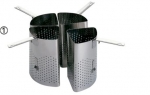 Set de 4 segments Pasta pour marmite de 36 cm 130069/3445.36n