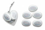 Set de 5 galets porte couteaux "Saint Valentin"