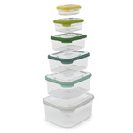 Set de 6 boites hermetiques encastrables de 230 ml, 540ml, 1.1 l, 1.85 l, 3 l &