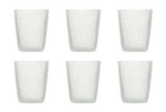 Set de 6 Verres a eau en verre 300 ml Transparent