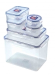 Set de 7 boites Lock & Lock (3,9L/ 2 x 0,8 L/ 2 x 0,35 L/ 1,4 L/ 1 L) - HPL829SF