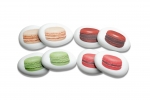 Set de 8 galets porte couteaux "Macarons"