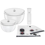 Set de demarrage sous vide ZWILLING FRESH & SAVE avec 2 bols, 2 couvercles, 2 sa
