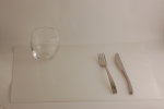 Set de table blanc