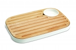 Slice & Serve - Planche a tapas double (pain et fromage) 35.2 x 23.2 x 3.4 cm Jo