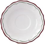 Soucoupe Seule de Tasse a Dejeuner Filet Noel