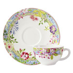 Soucoupe Seule de Tasse a Dejeuner Millefleurs