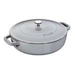 Staub Braisiere fonte ronde 28 cm 3,7 L Gris graphite