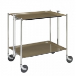 Table 3 etages chrome mastic