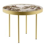 Table Basse dore chevaux du vent