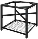 Table modulaire noire pour Big Green Egg Large avec plateau-grille inclus (sans