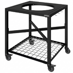 Table modulaire pour EGG Medium avec plateau-grille et roues