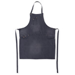 Tablier 5 poches homme en coton  - denim gris