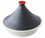 Tajine rouge 32cm Revolution (porcelaine tous feux dont induction)+ couvercle