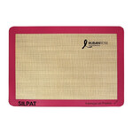 Toile de cuisson en silicone alimentaire - Tapis de 30 x 40 cm RUBAN ROSE