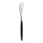 Tartineur Goa en acier inoxydable brosse & manche noir