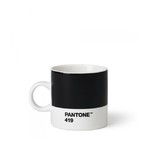 Tasse a espresso Pantone en Porcelaine 12 cl Noir 419 C