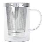 Tasse a the double paroi 0,4 l Verbena avec infuseur - filtre devissable
