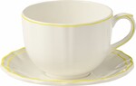 Tasse & soucoupe jumbo FILET CITRON