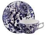Tasse a The  Pivoines Bleues