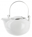 Theiere Porcelaine Blanche Jumbo 0,8L