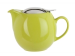 Theiere porcelaine vert pomme et inox 0,68 l universal