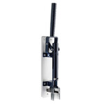 Tire-bouchon mural caviste Bleu Nuit etoilee avec support en bois gris clair 110