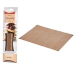 Tissu de cuisson rectangulaire anti-adhesif reutilisable de - 170° a + 260° 30 x