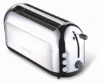 Toaster 4 tranches inox brillant